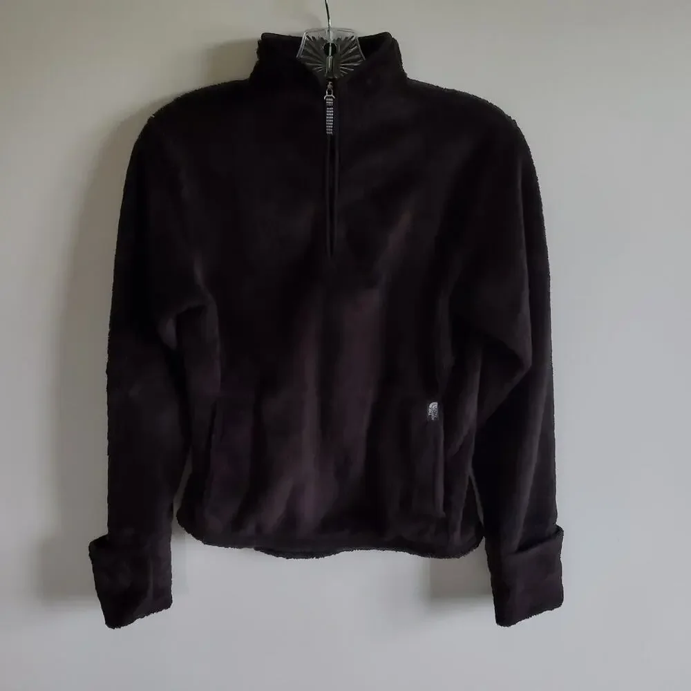 North Face Black Fleece Half Zip Pullover
